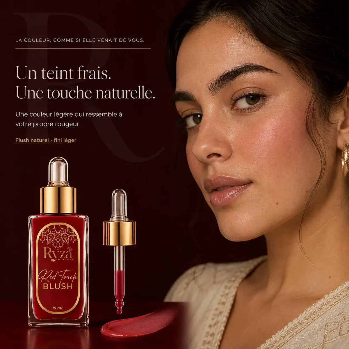 RYZA Liquid Blush — blush liquide au fini naturel