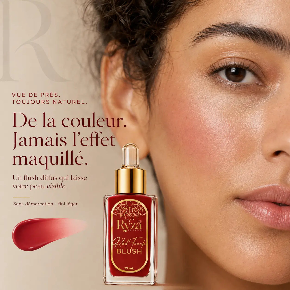 RYZA Liquid Blush — blush liquide au fini naturel